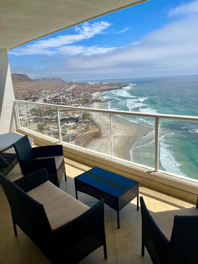 Beachfront 4 Bedroom Penthouse - Pool Steps To Beach & Mins To Downtown Rosarito Exterior photo